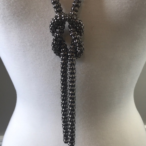 Statement Rope knot necklace - Picture 3 of 6